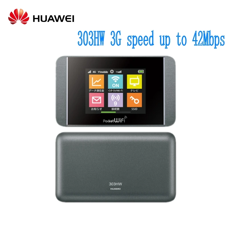 Разблокированный Карманный Wi-Fi маршрутизатор Huawei 303HW 4G LTE беспроводной WCDMA 2100 МГц