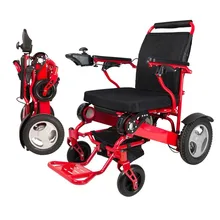 Емкость 180 кг портативная легкая детская инвалидная коляска для путешествий с литиевой батареей с CE FDA