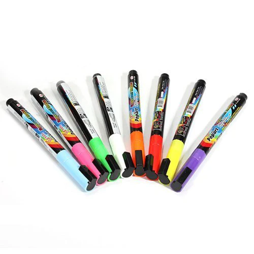 

8 pcs Pen Neon LED Neon Chalk Marker Liquid Chalk Pencil Table Bookmark window 8 colors
