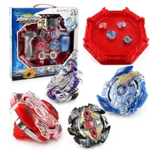 4 шт. Bey blade Beyblade Burst Stadium Bayblade Металл Fusion 4D с пусковой ручкой сценический спиннинг игрушки подарок для детей BB807D