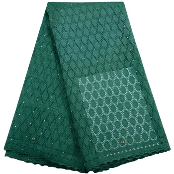 

2019 Latest French Nigerian Laces Fabric High Rhinestones Quality Sequins Lace Fabric African Tulle Lace Fabric 1519