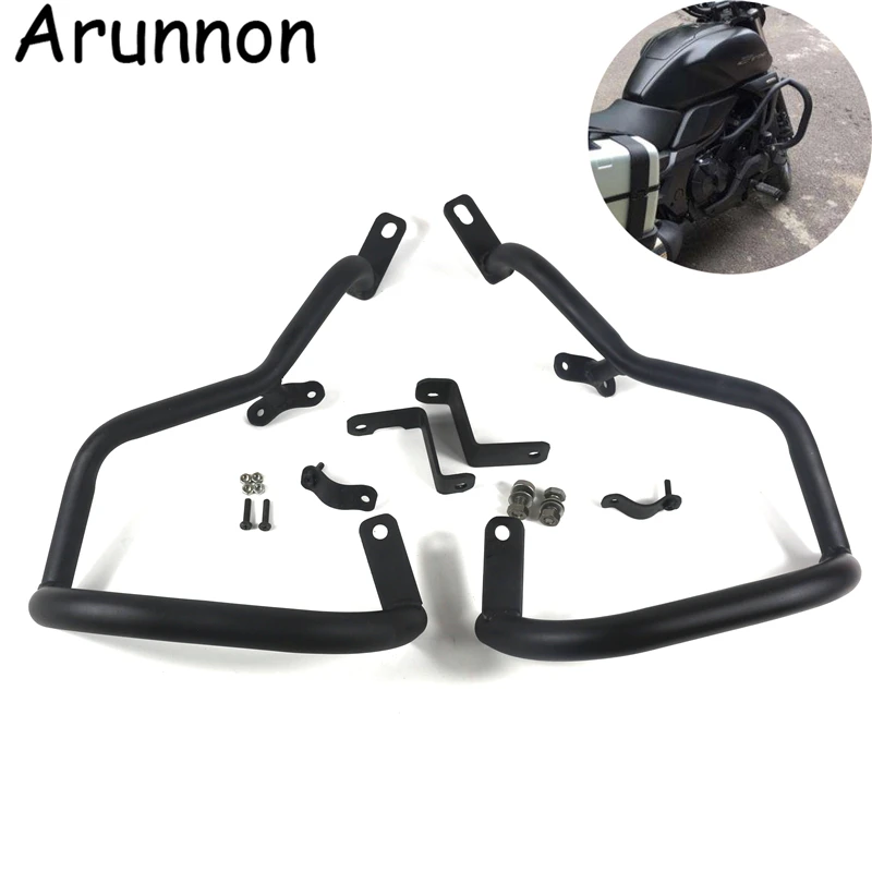 

Free delivery Motorcycle Engine Guard Highway Crash Bar Buffer Fairing Frame Protection Bumper for Honda CTX700 CTX700N
