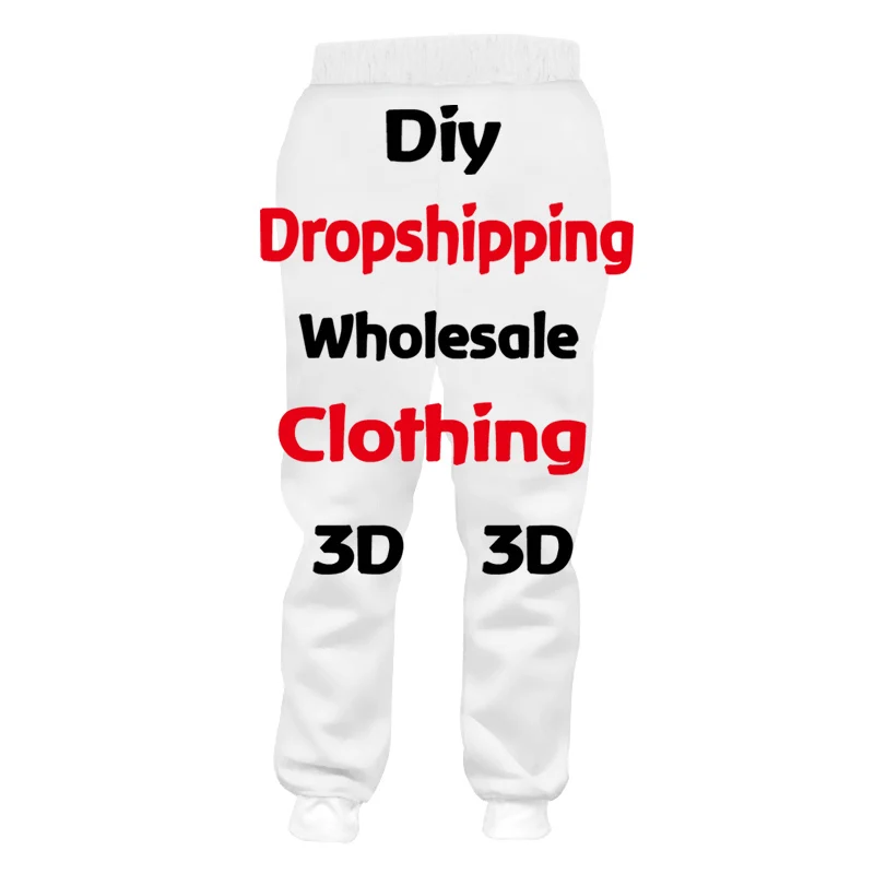 OGKB индивидуальные спортивные штаны мужские 3D печать свой собственный дизайн пользовательские персонализированные спортивные штаны мужские эластичные талии джоггеры дропшиппинг
