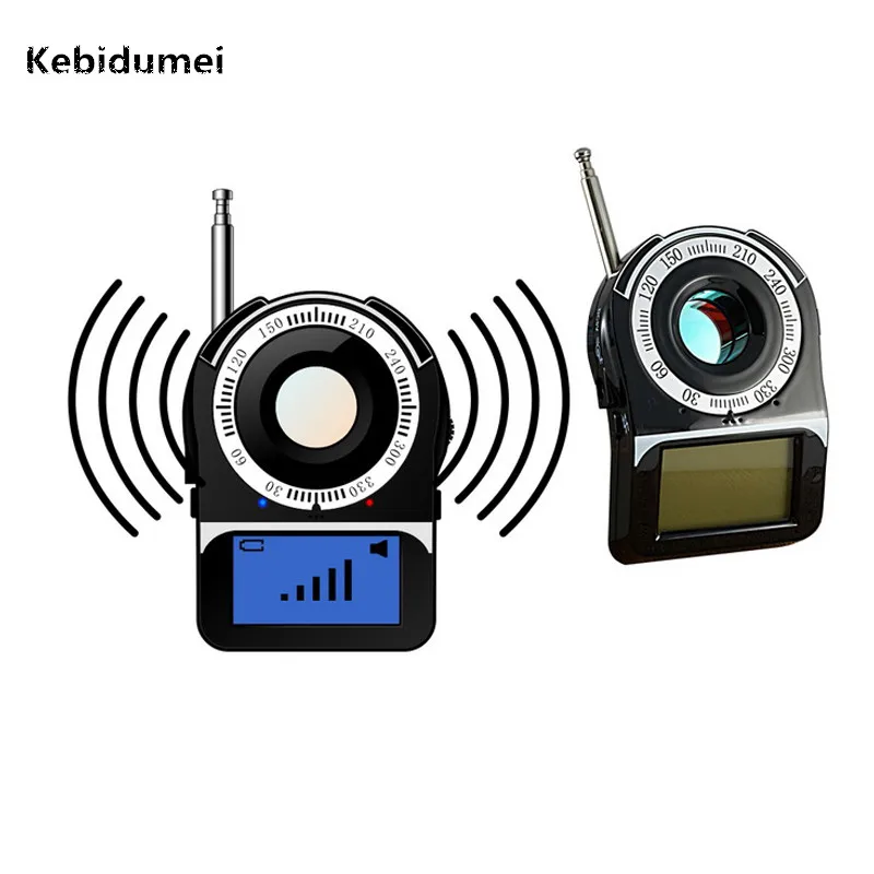 

Kebidumei CC309 1.6" LCD Surveillance Anti bug Anti-Spy Laser Wireless Signal Full Band Detector Amplification Detector EU/US