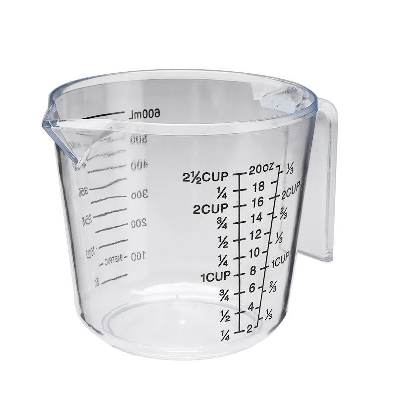 150/300/600ML прозрачный мерный стаканчик PS Еда Класс Материал водное молочко, яичный желток контейнер мерный стаканчик Кухня измерительный инструмент