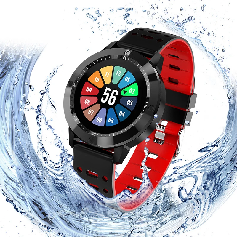 

Interpad Intelligent Watch IP67 waterproof Tempered glass Activity Fitness Test Heart rate monitor Sports Men women smartwatch