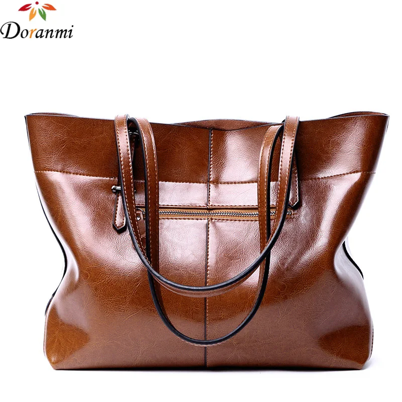 

DORANMI Large Tote Genuine Leather Big Handbags Women Luxury Brand Designed Shoulder Bags Mother's Gift Classic Tote DJB327