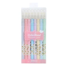 M& G цветная гелевая ручка 0,5 мм гелевая ручка 8 цветов гелевая ручка AGP49002 Милая цветная ручка 8 шт