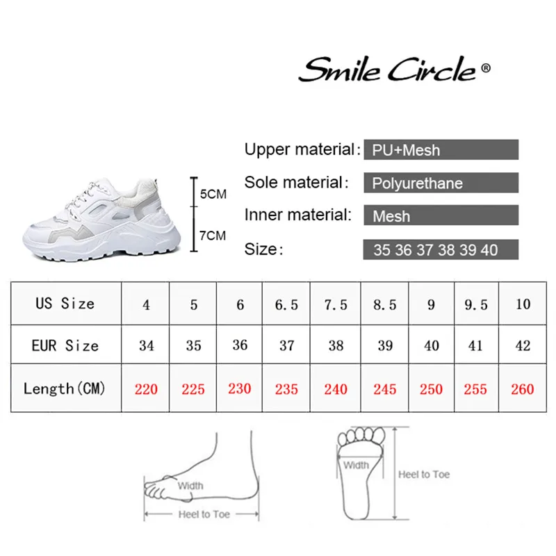 Женские кроссовки на танкетке Smile Circle белые и Серебристые массивной платформе
