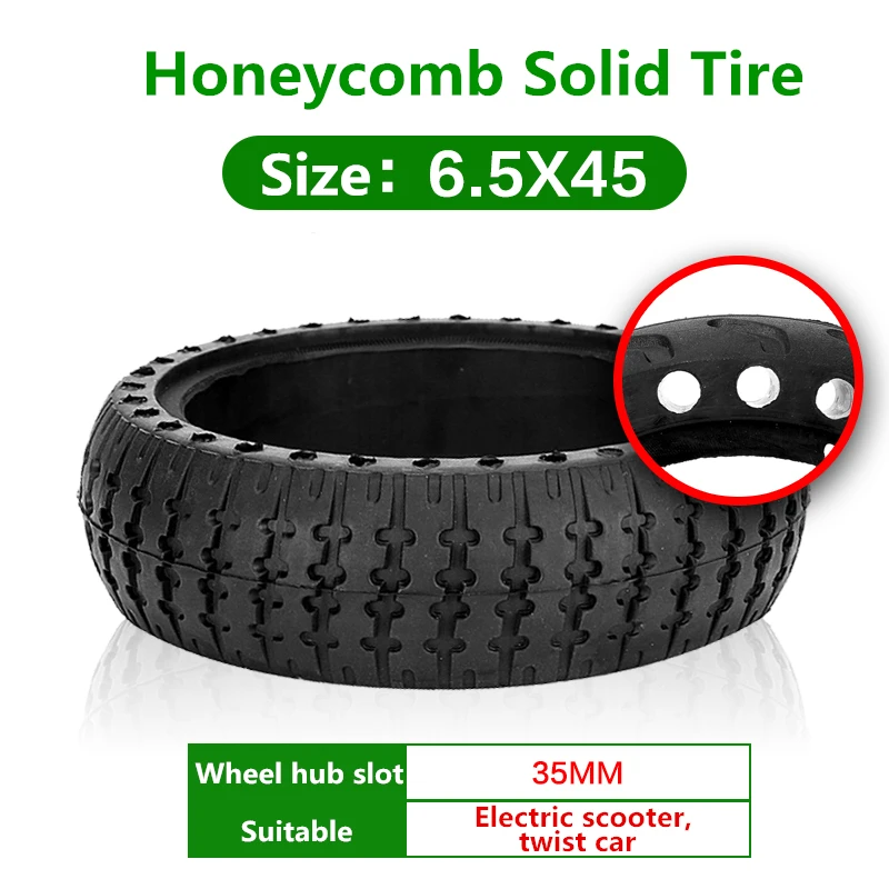 6.5*45 non pneumatic tire Solid Tire Explosion Proof 6.5*45