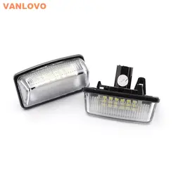 2x 18-smd LED Номерные знаки для мотоциклов Лампочки для Toyota Crown S180 яркий белый