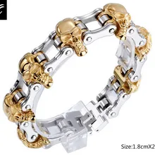 Модный титановый браслет для велосипедной цепи из нержавеющей стали Лидер продаж