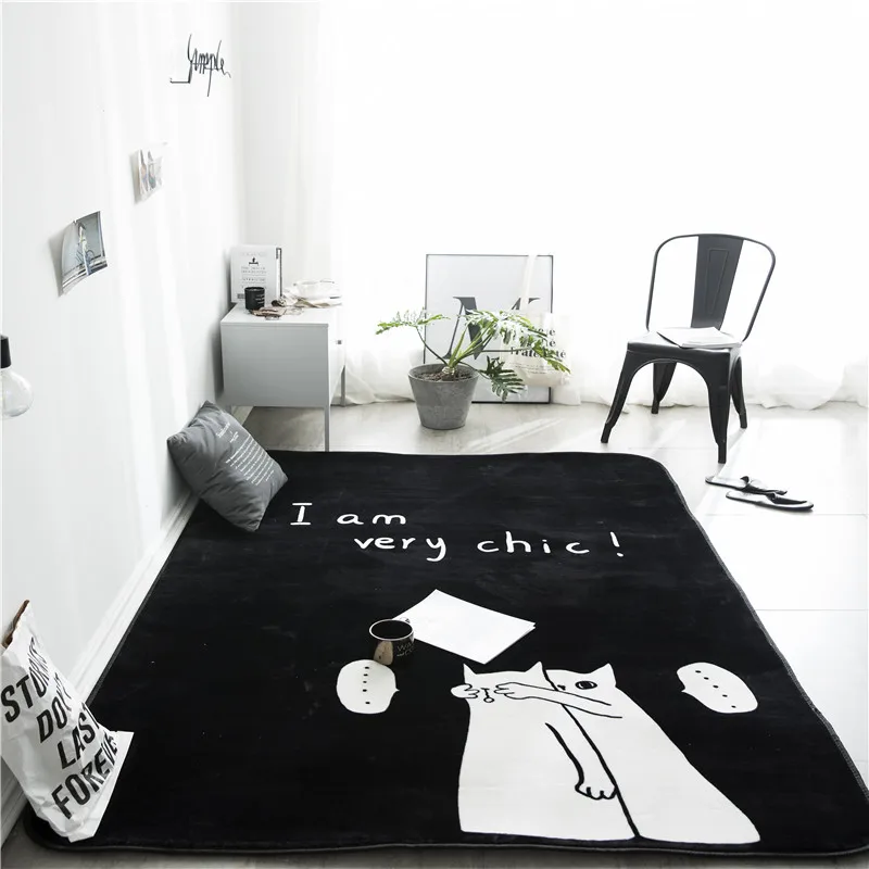 Couple Cat Print Pattern 1 Insole Carpet Entrance Indoor Non-Slip Floor Mat Bathroom Mat Decoration Mat Couple Cat Print Pattern 1 Insole Carpet Entrance Indoor Non-Slip Floor Mat Bathroom Mat Decoration Mat