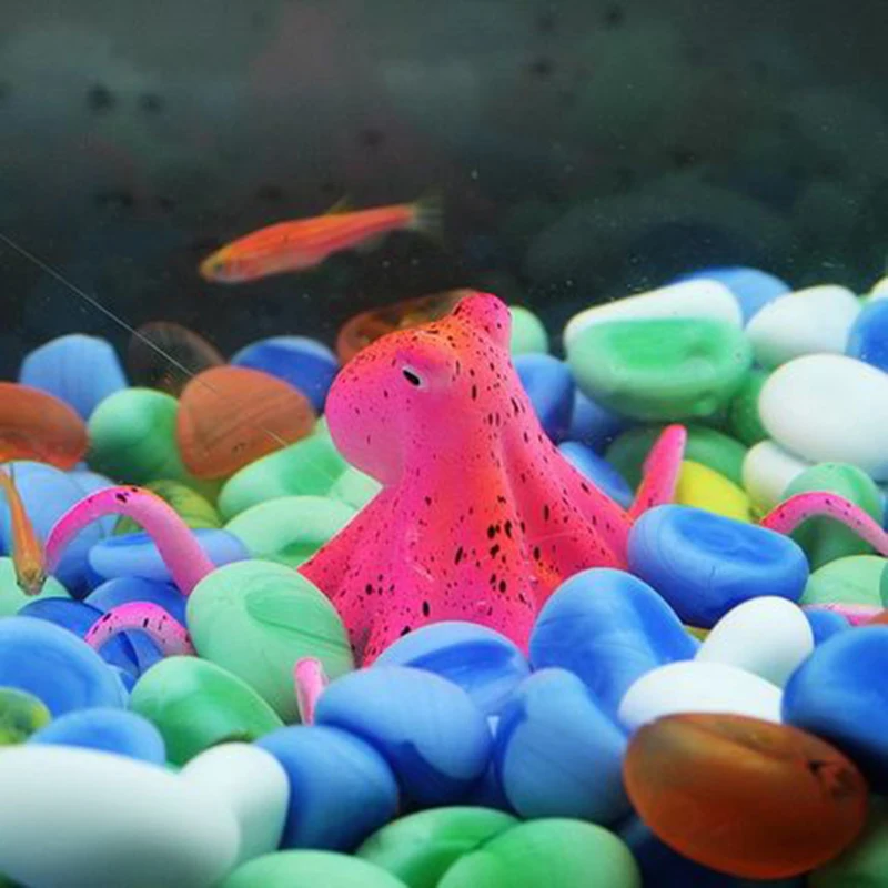 Resin Squid Aquarium Ornaments Simulation Ocean Octopus For Fish Tank