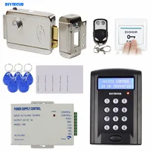 Diysecur Дистанционное управление RFID дверной Управление доступом безопасности Системы комплект+ Электронные дверные замки+ Источники питания B100
