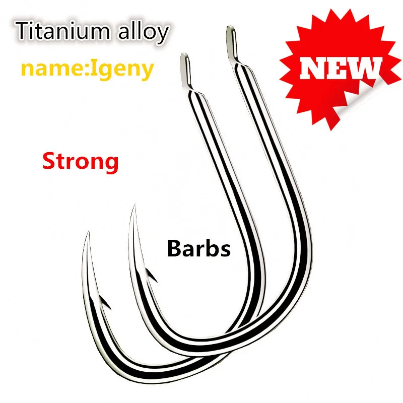 

Japanese Titanium Alloy Fishing Hook Hard Ise Nepali Barbed Competitive Big Fish Bulk Packing Tool Accessories Ocean Lake River