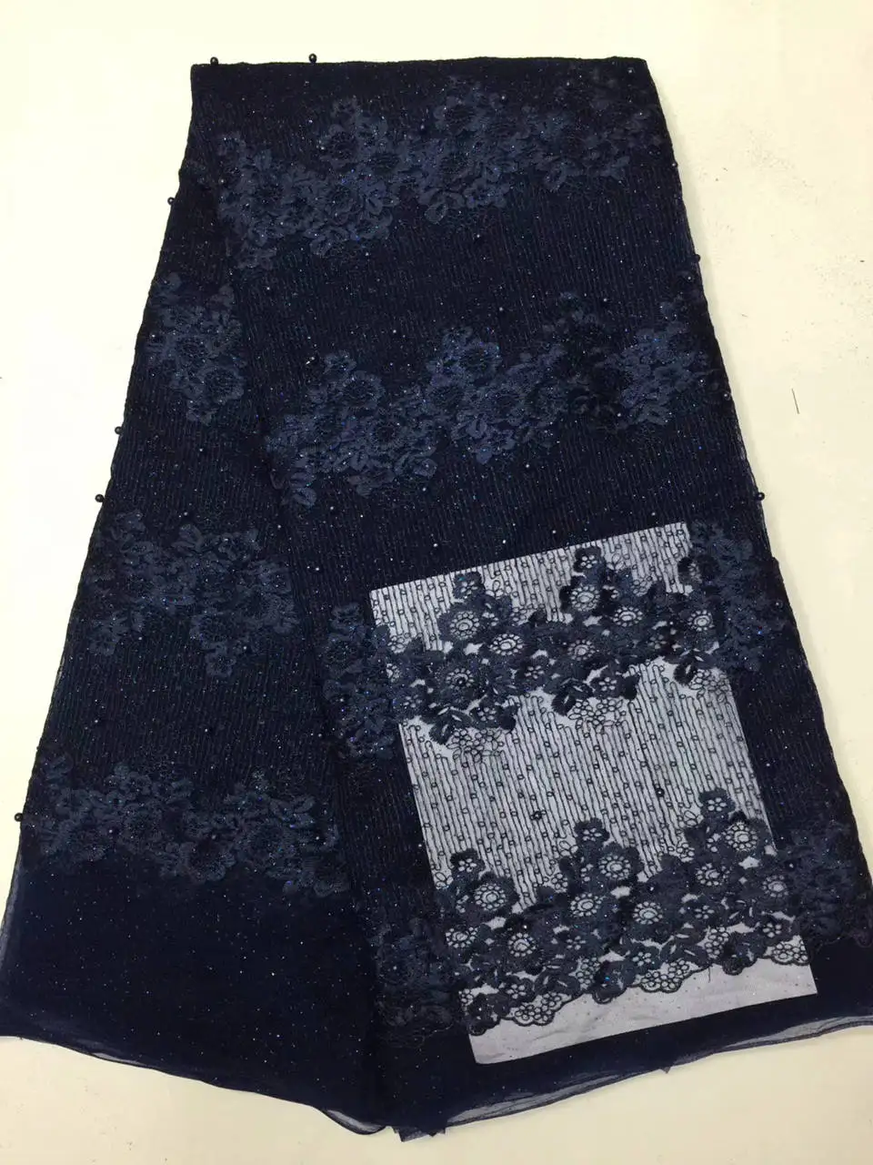 

Latest French Nigerian Laces Fabrics High Quality Tulle African Laces Fabric Wedding African French Tulle Lace