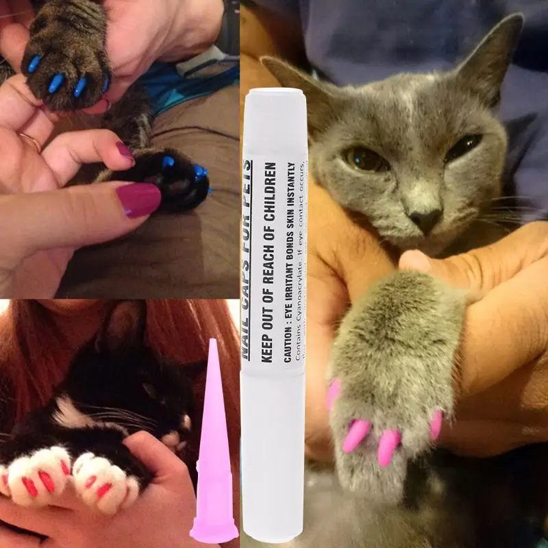 PetDogCatNailCoversClawPawsCapsSoftGelProtectorAdhesiveGlue.jpg