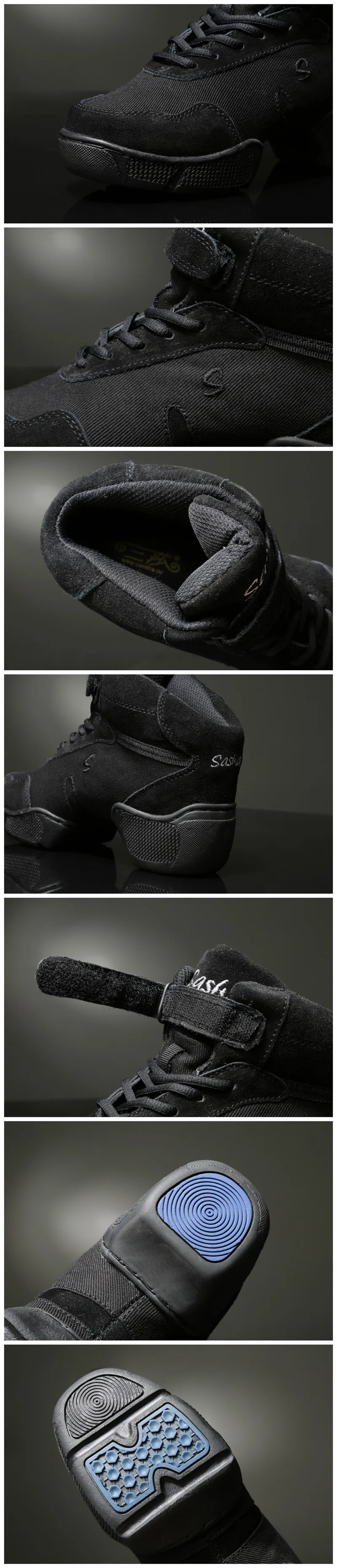 Дышащие черные туфли cancas современный Танцы Спортивная обувь для женщины джаз Обувь для танцев Zapatilla de deporte ss-b256 Бесплатная доставка
