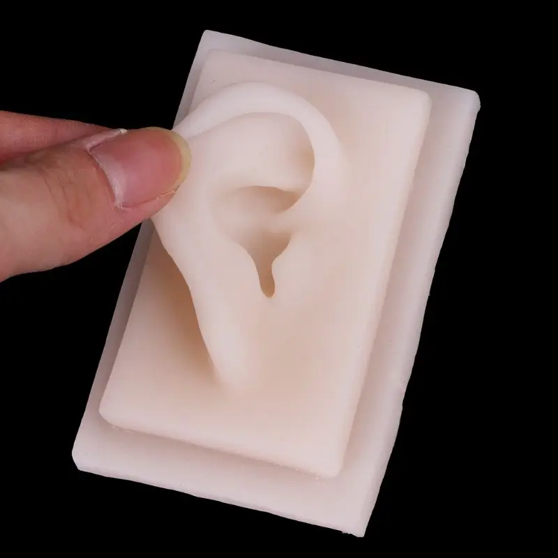 

Human Soft Silicone Right Ear Model Life Size Acupuncture Study Practice Tool