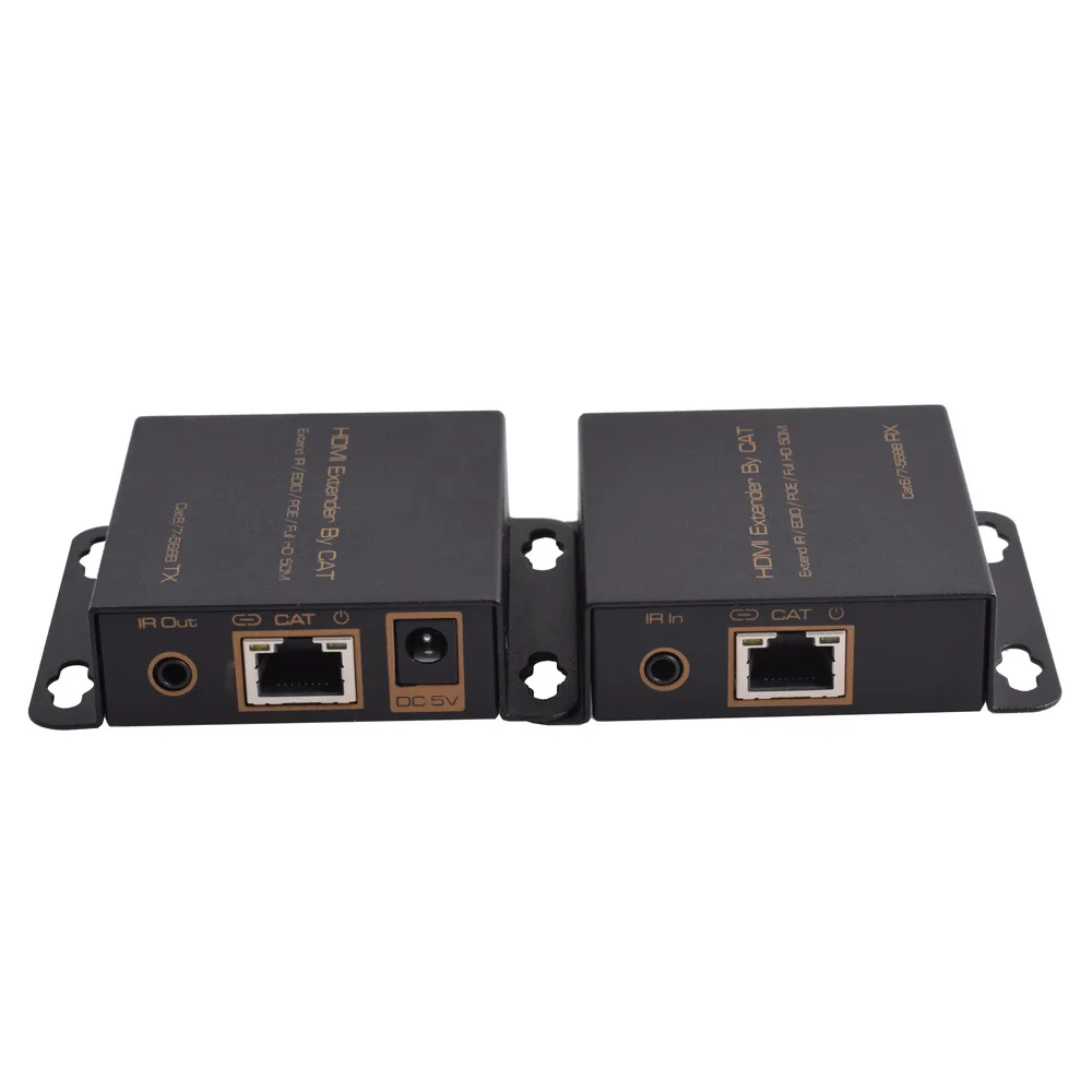 Расширитель HDMI лучше чем LKV372Pro с петлей и ИК-ретранслятором через Ethernet Cat5e/6 до 60 м - Цена: 