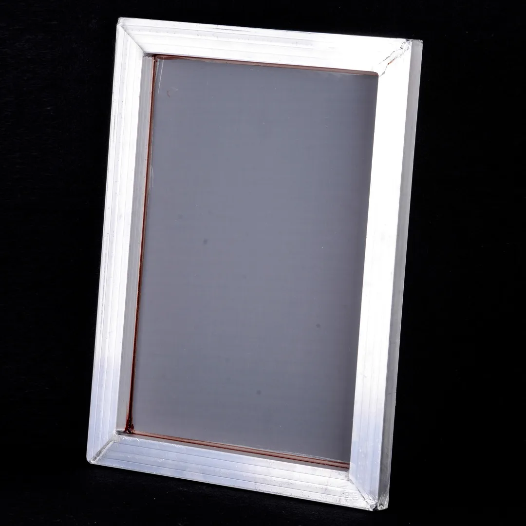 New A3 Screen Printing Frame with White 43T Silk Screen Print Polyester Fiber Mesh with Aluminum Frame Outside Size 31x41cm