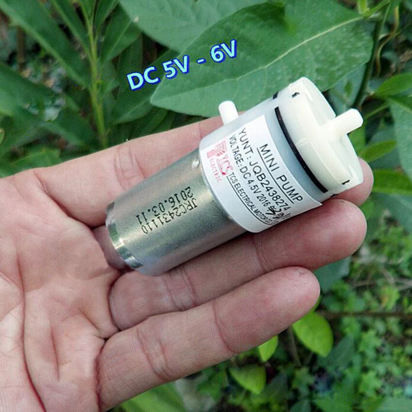 

1pc Mini 370 Motor Air Pump Vacuum Pump Self-Priming Monitor Breast Pumps DC 5V 6V