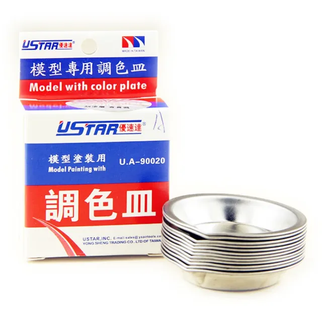 Model With Color Plate Paint Palette Model Hobby Painting Color Palette Tools Accessory