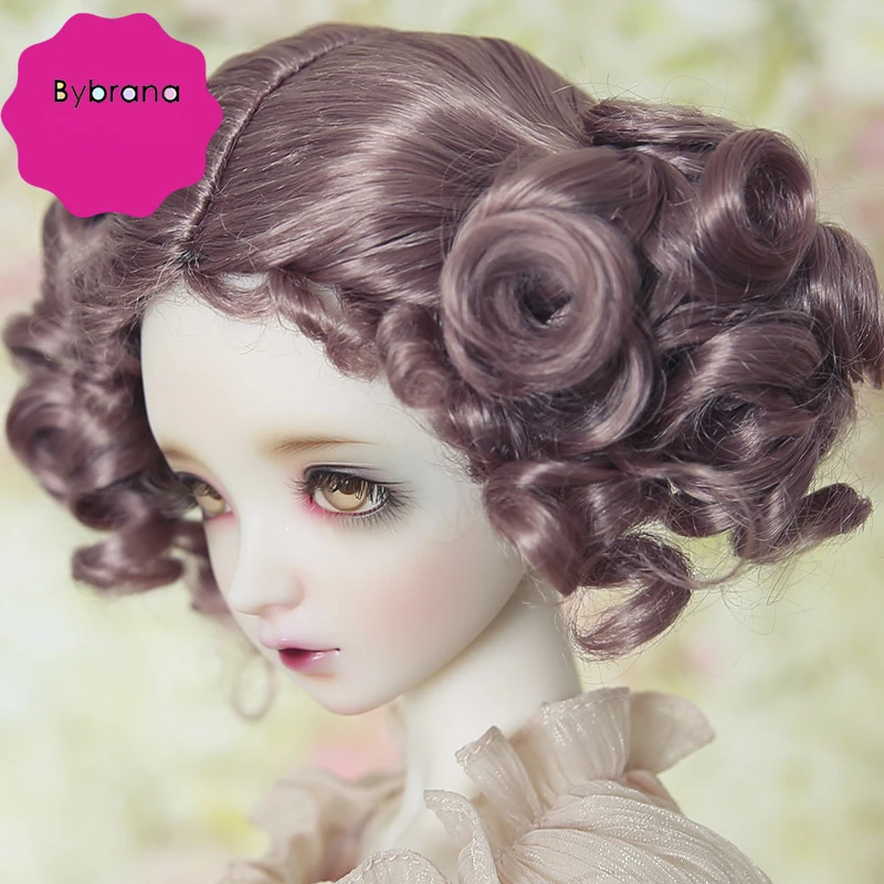 Bybrana 1/3 1/4 1/6 BJD парики синтетический мохер SD куклы sd16 sd10 sd13 yosd msd