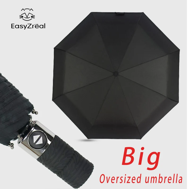 EaayZreal High Quality Large Folding Umbrella Men Rain Woman Luxury Business Umbrellas Full