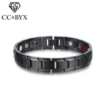 

CC Stainless Steel Magnet Bracelet Vintage Bangles For Men Trendy Jewelry Titanium Charms Juwelen Bijouterie SBRM-009