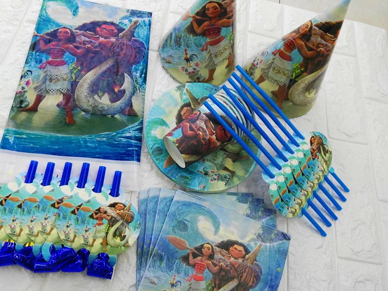 WHOLESALE MOANA THEME PARTY DECORATIONS BABY HAPPY ...