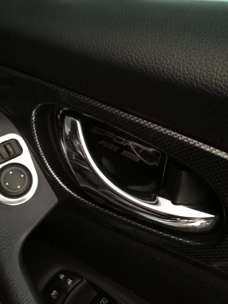 Car Styling Door Handle Cover Door Handle Bowl Trim for Fit for Qashqai j11 ST 2014 2015 Car Accessories car door handle cover
