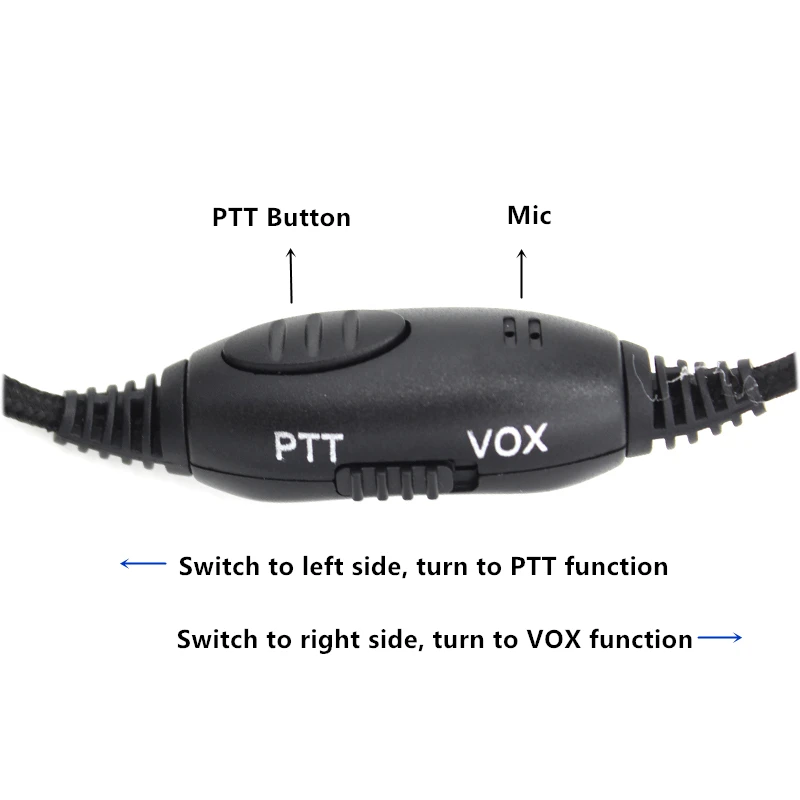 Walkie Talkie гарнитура VOX PTT портативный радиомикрофон для ICOM IC V8 V80 V85 F11 F11S Vertex F31 MAXON