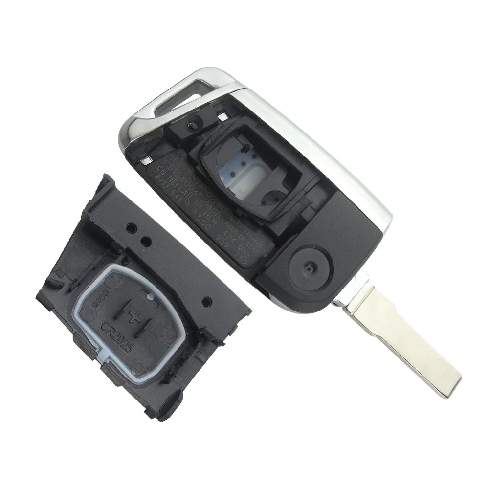 OkeyTech 3 кнопки модифицированный складной флип чехол для дистанционного ключа автомобиля чехол Fob оболочка для VW Golf 7 GTI MK7 Skoda Octavia A7 сиденье без логотипа