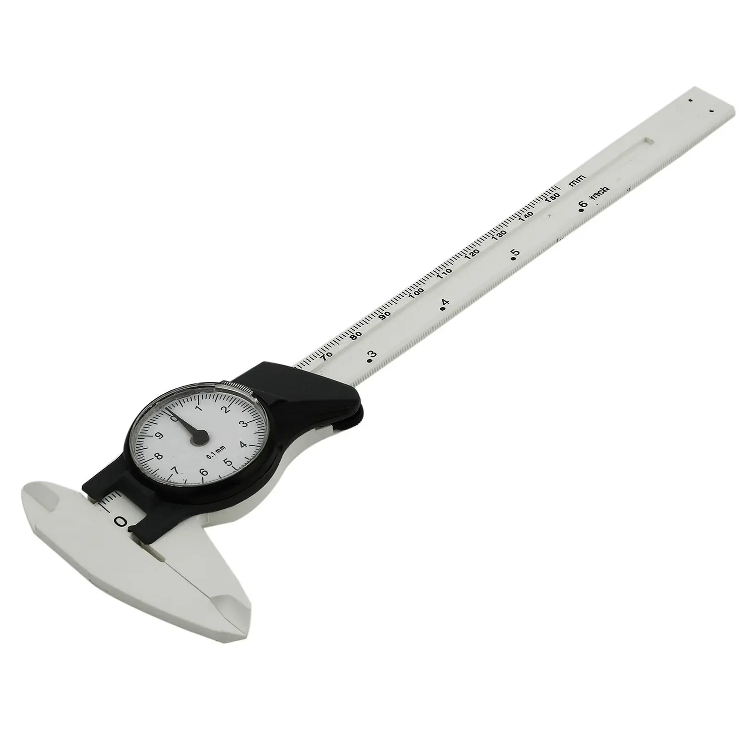 Millimeter Thickness Dial Vernier Caliper Carbon Fiber Composite 0