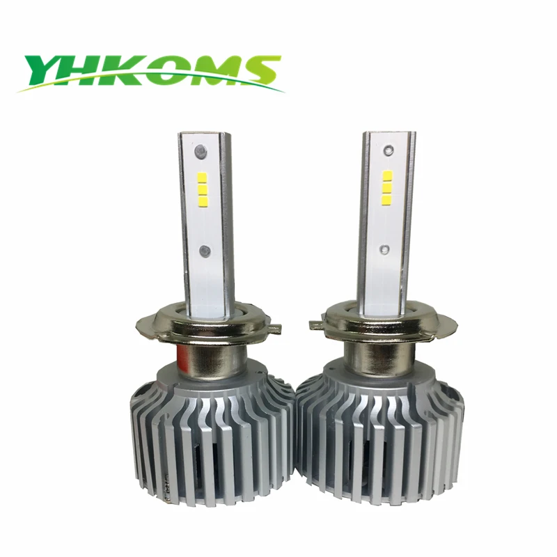 YHKOMS super bright newest H7 LED car headlamp 9005 9006 H8 H4 8000LM Car External Lights 12V