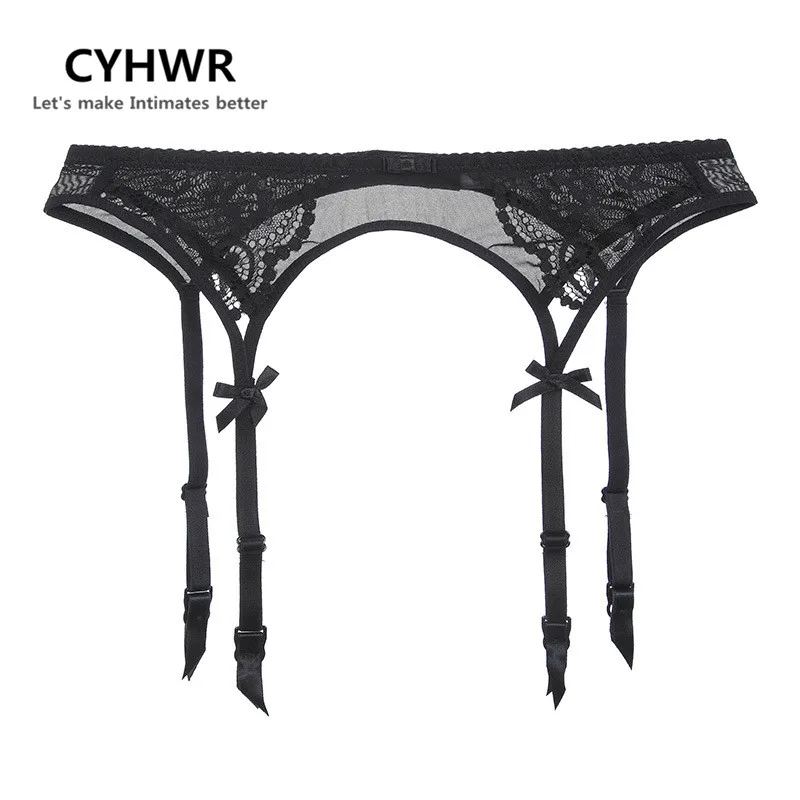 Sexy women lace Black/white/red brand garter temptation ultra-thin female silk stockings Suspender Belt Wedding garters belts