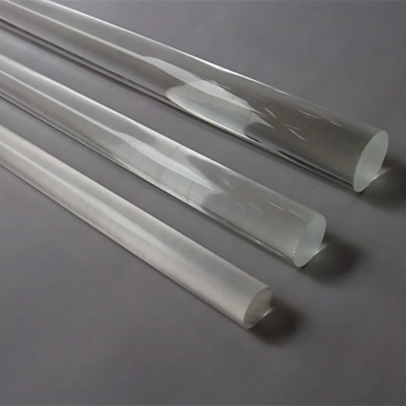198pcs/lot OD5mm x1000mm Acrylic Rod Clear Extrusion Plastic