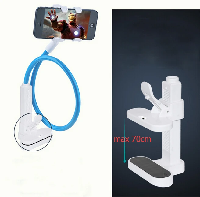 Smartphone Flexible 360 Degree Rotating Bed Desktop Stand Mount Holder