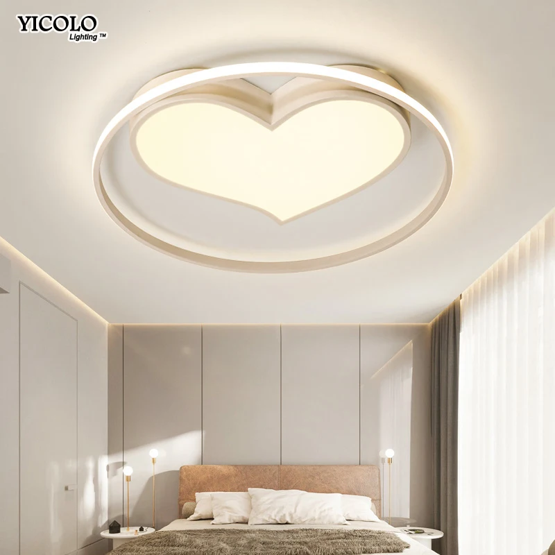 

Modern Led Ceiling Lights with Remote Control Dimming For Living Room Bedroom Luminaria Home Lighting Lamparas De Techo