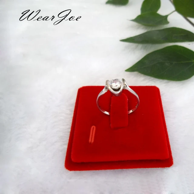 counter display prop set engagement ring display magnetic sheet red magnetic sheet holder