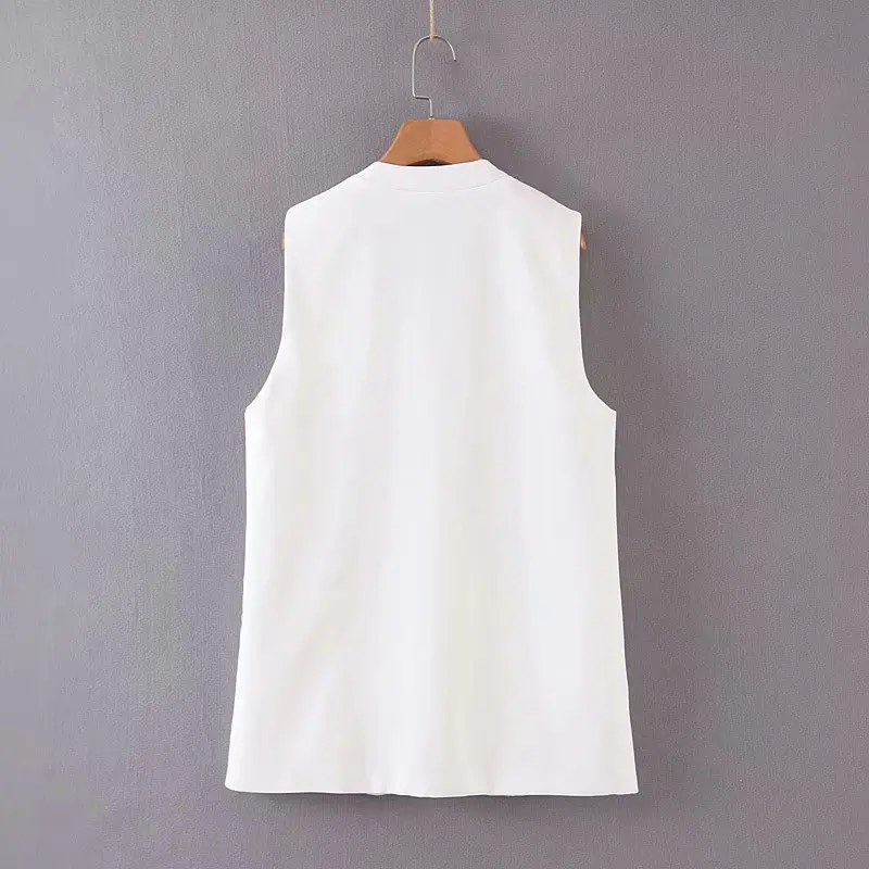 Горячая Распродажа, XL60-2228, Европейская и американская мода, куртка без рукавов