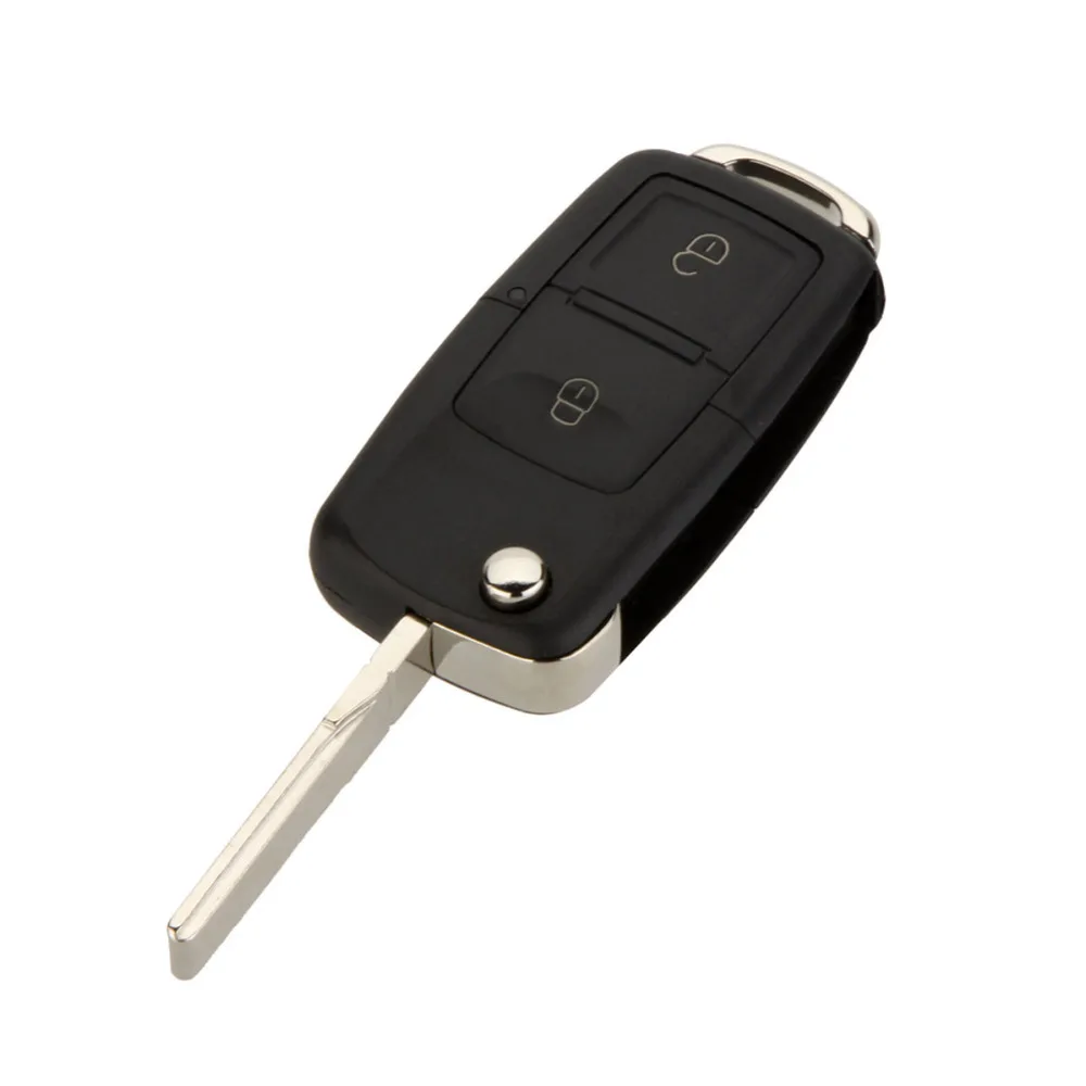 2 кнопки Uncut Blade чехол для дистанционного ключа от машины Key Shell пустой Volkswagen VW Golf 4 5