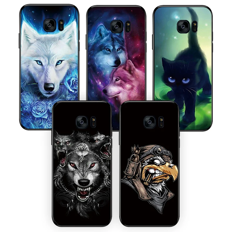 

Phone case For Samsung Galaxy A5 A6 2018 A530 Cute Silicone soft phone case back cover Animal For Samsung Galaxy A7 A8 2018 A730