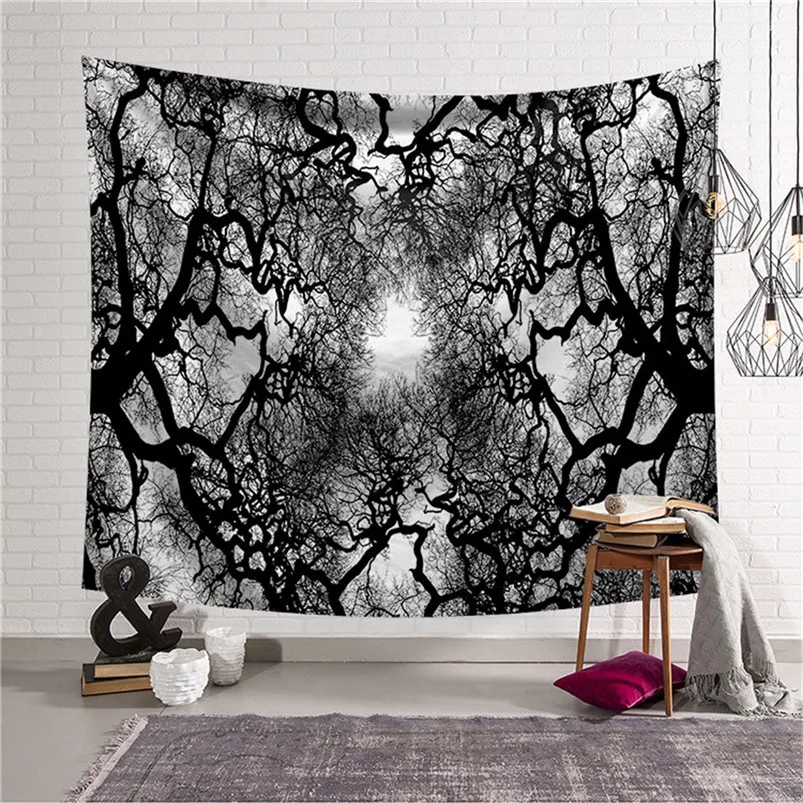 

Tapestry Wall Hanging Sun And Moon Psychedelic Small Wall Tapestry with Art Chakra Home Decorations For Bedroom Dorm Decor L24