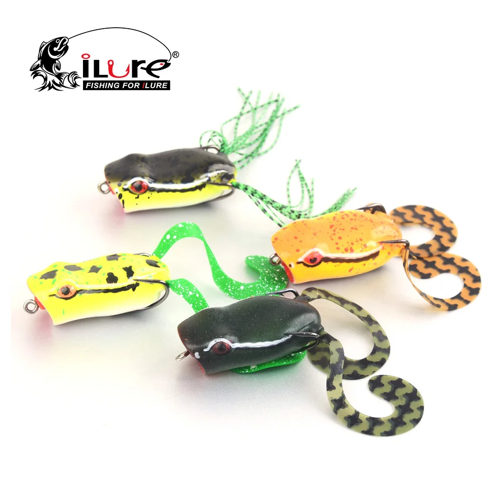 Bait Mixed Kopper Live Target Frog curls 55mm Minnow lure crank bait