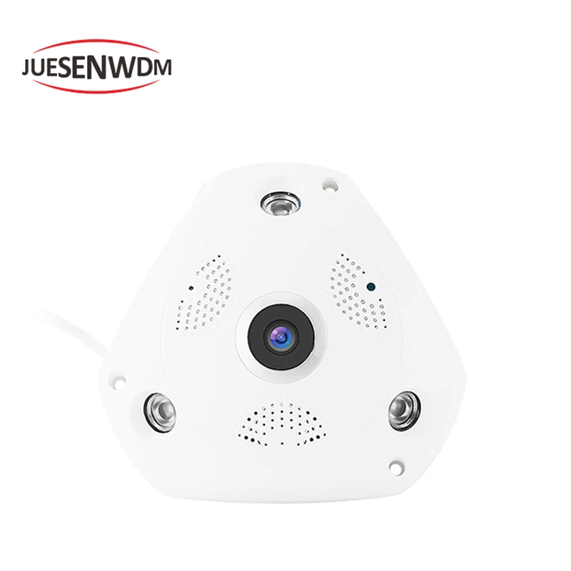 Беспроводная Wifi ip камера JUESENWDM 720 P панорамная рыбий глаз с углом обзора 360