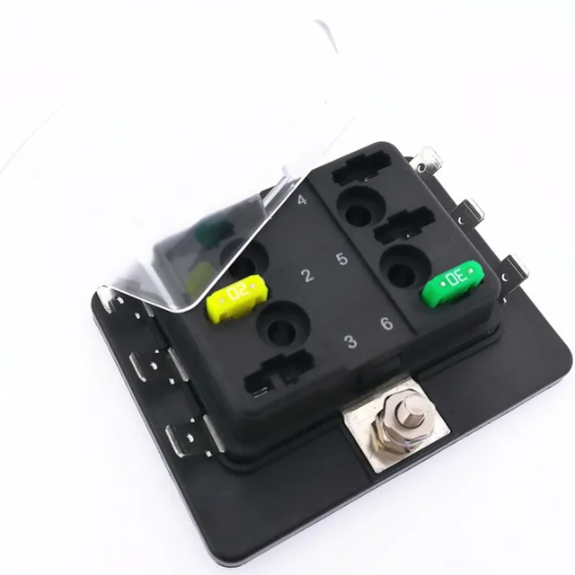 us $11 58 professional 12v 24v 32v universal 6 way mini blade fuse box holder with led warning light kit for car boat in fuses from automobiles \u0026 AC Fuse Holders