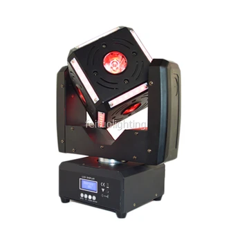 

(4 pieces/lot) free shipping with flight case led cube beam moving head 6x12w RGBW 4in1 dmx wash moving head light